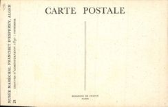 CPA Militaria Musee Marechal Franchet d'Esperey Alger Algerie Troupes d'administration 1830 Infirmie