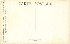 CPA Militaria Musee Marechal Franchet d'Esperey Alger Algerie Equipages de ligne Marins