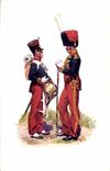 CPA Militaria Musee Marechal Franchet d'Esperey Alger Algerie Infanterie de ligne 1830 Tambour Major