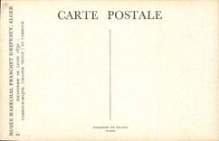 CPA Militaria Musee Marechal Franchet d'Esperey Alger Algerie Infanterie de ligne 1830 Tambour Major