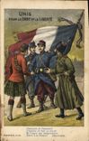 CPA Militaria Unis pour le Droit et la Liberte 