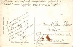 CPA Egypt Egypte The desert at sunset