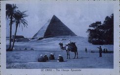 CPA Egypt Egypte Le Caire The Cheops Pyramide