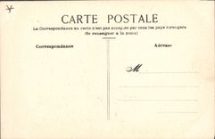 CPA Fantaisie (dessin a la main) Cigogne
