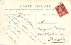 CPA Fantaisie (dessin a la main) Fleurs  