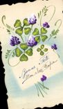 CPA Fantaisie (dessin a la main) Fleurs  