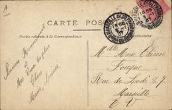 CPA Fantaisie (dessin a la main) Fleurs  