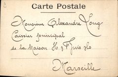 CPA Fantaisie (dessin a la main) Hommes  