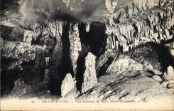 CPA Arcy sur Cure Les Grottes la Salle Sainte Marguerite 