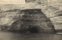 CPA Bonifacio Entree de la Grande Grotte 