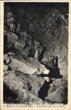 CPA Grottes de la Balme (Isere) Retour d'une visite chez les Moines 