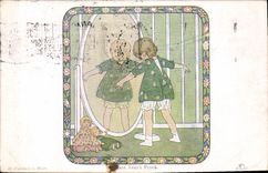 CPA Fantaisie Poupee  Last year's frock 