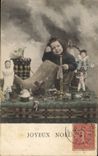 CPA Fantaisie Poupee  Joyeux Noel 