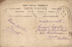 CPA Fantaisie Poupee  Hier C'etait un bel enfant a la tete bouclee visage en satin rose et de mine f