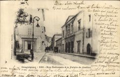 CPA Draguignan Rue Nationale & Le Palais de Justice 