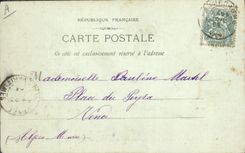 CPA Draguignan La Rue Nationale & le Palais de Justice 