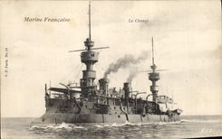 CPA Bateau de GuerreMarine Francaise Le Chanzy 