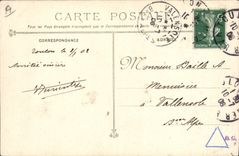 CPA Bateau de GuerreMarine Militaire Francaise Chevalier Torpilleur de haute mer 