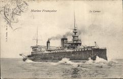 CPA Bateau de GuerreMarine Francaise Le Carnot 