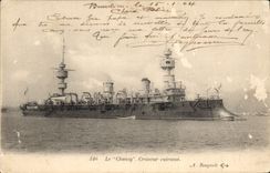 CPA Bateau de GuerreLe Chanzy Croiseur cuirasse 