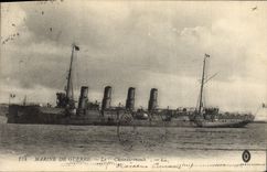 CPA Bateau de GuerreMarine de Guerre Le Chateaurenault 