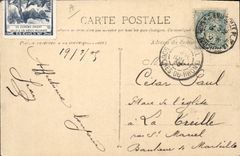 CPA Bateau de GuerreMarine Francaise Le Charlemagne cuirasse a tourelles 