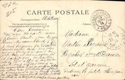 CPA Bateau de GuerreMarine Nationale Conde Croiseur cuirasse 10014 tonnes 