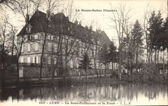 CPA La Haute Saone Illustree Lure La Sous Prefecture et la Fond 