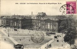 CPA Lille La Prefecture Place de la Republique 