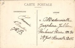 CPA La Guerre en Lorraine en 1914 1915 Luneville La Sous Prefecture incendiee par les obus Militaria