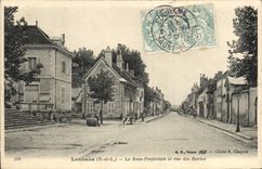 CPA Louhans La Sous Prefecture et rue des Bordes 