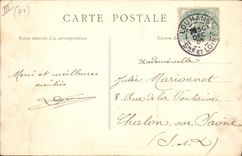 CPA Louhans La Sous Prefecture et rue des Bordes 