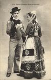 CPA Folklore Marie de Quimper (Etude de Costume)  