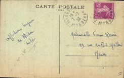 CPA Folklore Bretagne Riche lit clos a petits fuseaux (Morbihan) 