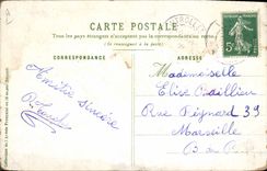 CPA Militaria A Palm de Rosa Hussard 