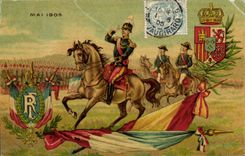 CPA Militaria Mai 1905 France Espagne