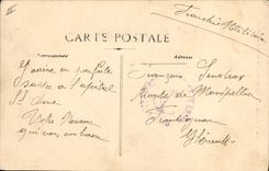 CPA Militaria Les francais en Alsace 