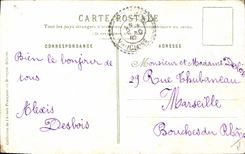 CPA Militaria A Palm de Rosa Artillerie montee 