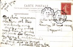 CPA Militaria A Palm de Rosa Artillerie de forteresse 