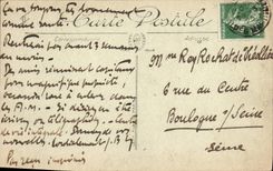 CPA Militaria La liste de depart 