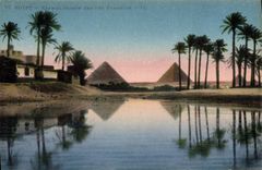 CPA Egypt Egypte Egypt Kafr El Haram and the pyramids