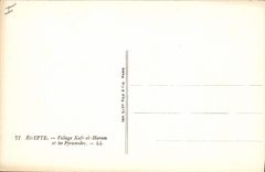 CPA Egypt Egypte Egypt Kafr El Haram and the pyramids