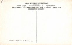 CPA Egypt Egypte Thebes Colossi of Memnon 