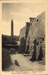 CPA Egypt Egypte Louqsor (Egypte) Temple d'Amon Entree Nouvel Empire 