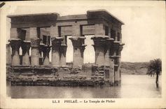CPA Egypt Egypte Philae Le temple de Philae 