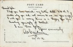 CPA Egypt Egypte Le Caire La Pyramide de Sakkarah 