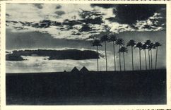 CPA Egypt Egypte Egypte Emergeant de cette terre aristocratique ou les Pharaons dorment dans leur py