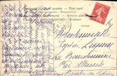 CPA Fantaisie (dessin a la main) Enfant