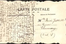 CPA Fantaisie (dessin a la main) Fleurs Hirondelle 