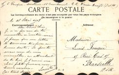 CPA Fantaisie (dessin a la main) Fleurs